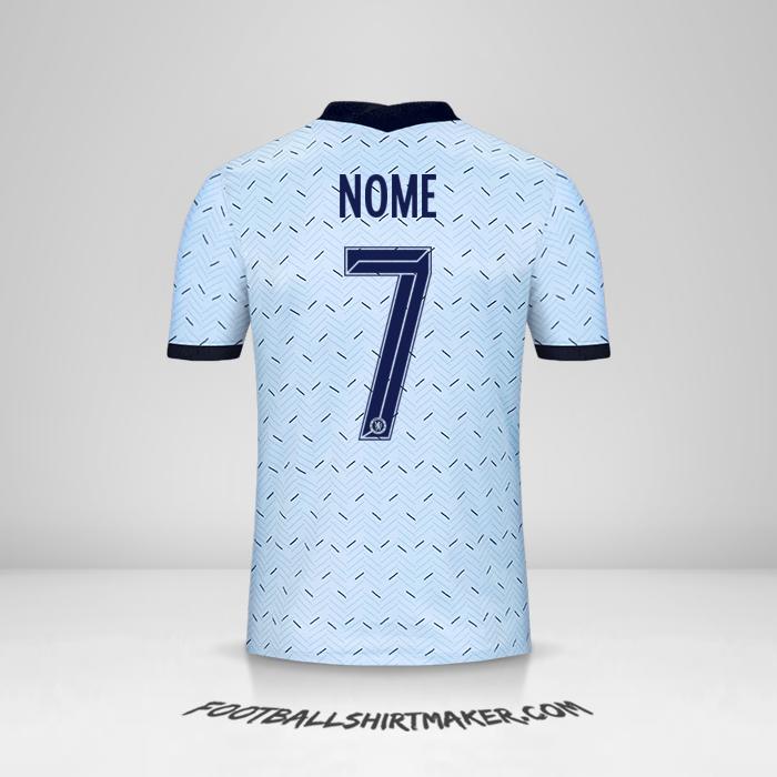 Maglia Chelsea Cup 2020/21 Seconda -  nome - 7