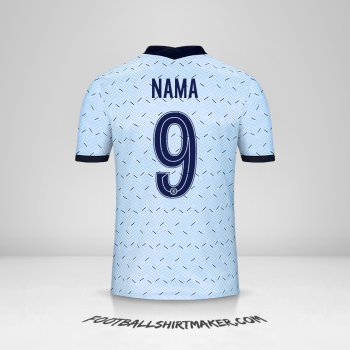 Jersey Chelsea Cup 2020/21 Alternatif -  nama - 9