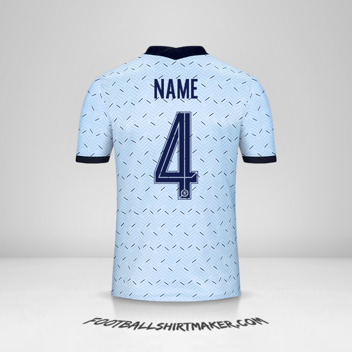 Trikot Chelsea Cup 2020/21 Auswärts -  name - 4
