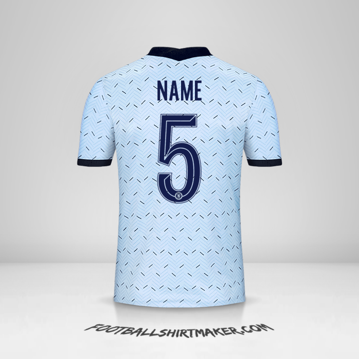 Trikot Chelsea Cup 2020/21 Auswärts -  name - 5