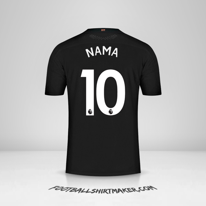 Jersey Manchester City 2020/21 Alternatif -  nama - 10
