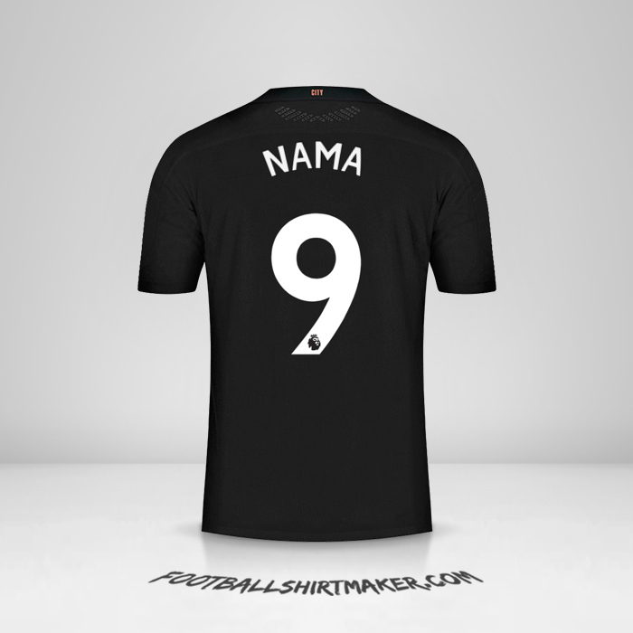 Jersey Manchester City 2020/21 Alternatif -  nama - 9