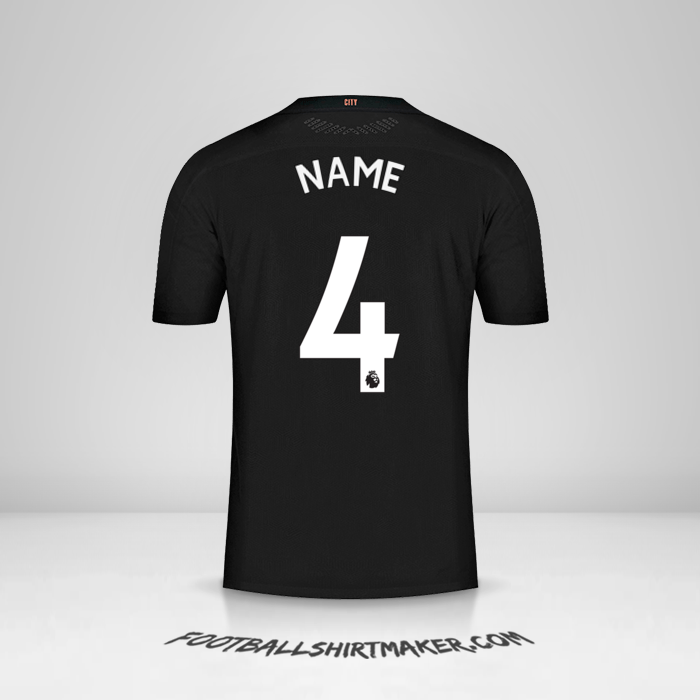 Jersey Manchester City 2020/21 Away -  name - 4
