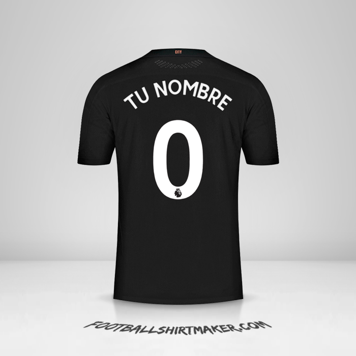 Jersey Manchester City 2020/21 II -  tu nombre - 0