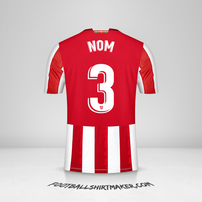 Maillot Athletic Club 2020/21 -  nom - 3