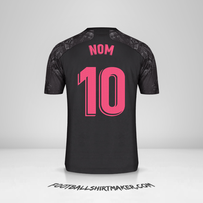 Maillot Real Madrid CF 2020/21 Troisième -  nom - 10