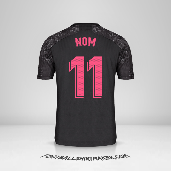 Maillot Real Madrid CF 2020/21 Troisième -  nom - 11