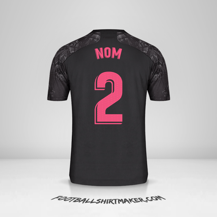 Maillot Real Madrid CF 2020/21 Troisième -  nom - 2