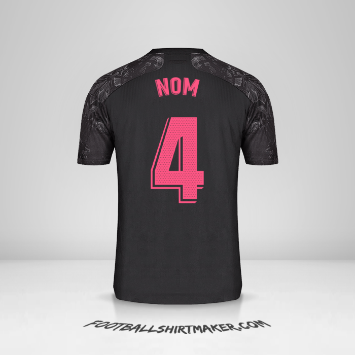Maillot Real Madrid CF 2020/21 Troisième -  nom - 4