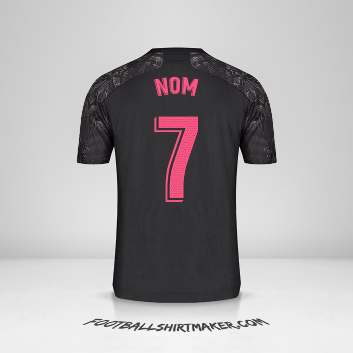 Maillot Real Madrid CF 2020/21 Troisième -  nom - 7