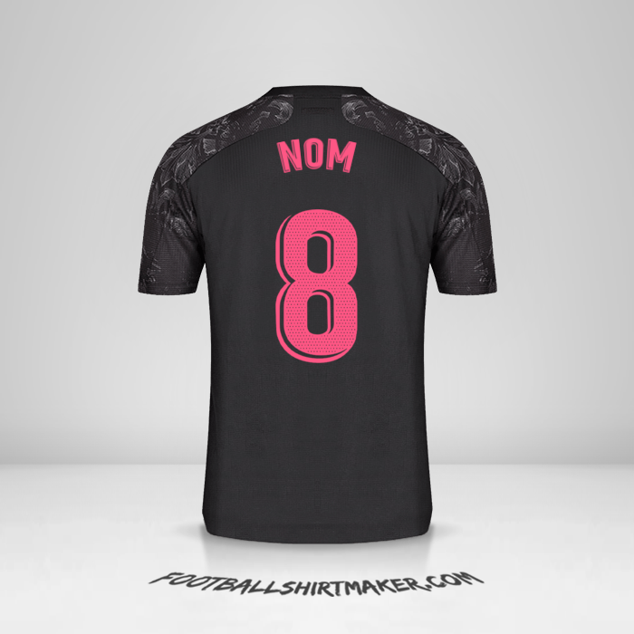 Maillot Real Madrid CF 2020/21 Troisième -  nom - 8