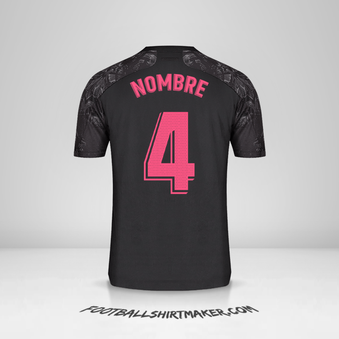 Jersey Real Madrid CF 2020/21 Tercera -  nombre - 4