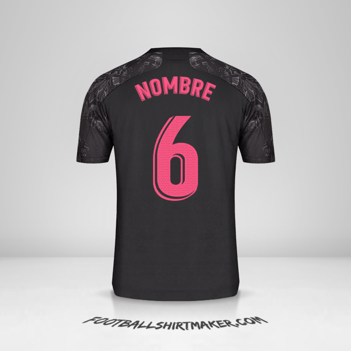 Camiseta Real Madrid CF 2020/21 Tercera -  nombre - 6