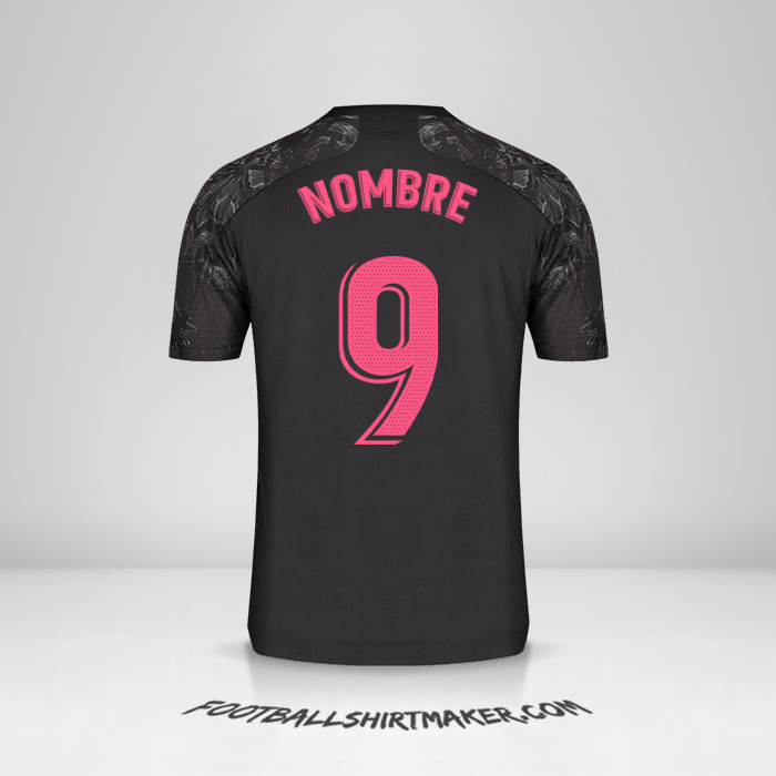 Jersey Real Madrid CF 2020/21 Tercera -  nombre - 9