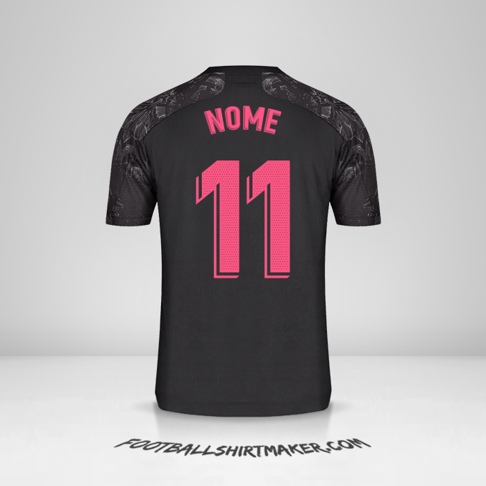 Maglia Real Madrid CF 2020/21 Terza -  nome - 11