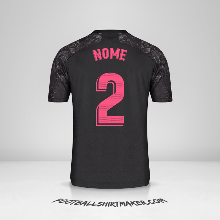 Camisa Real Madrid CF 2020/21 Terceira -  nome - 2