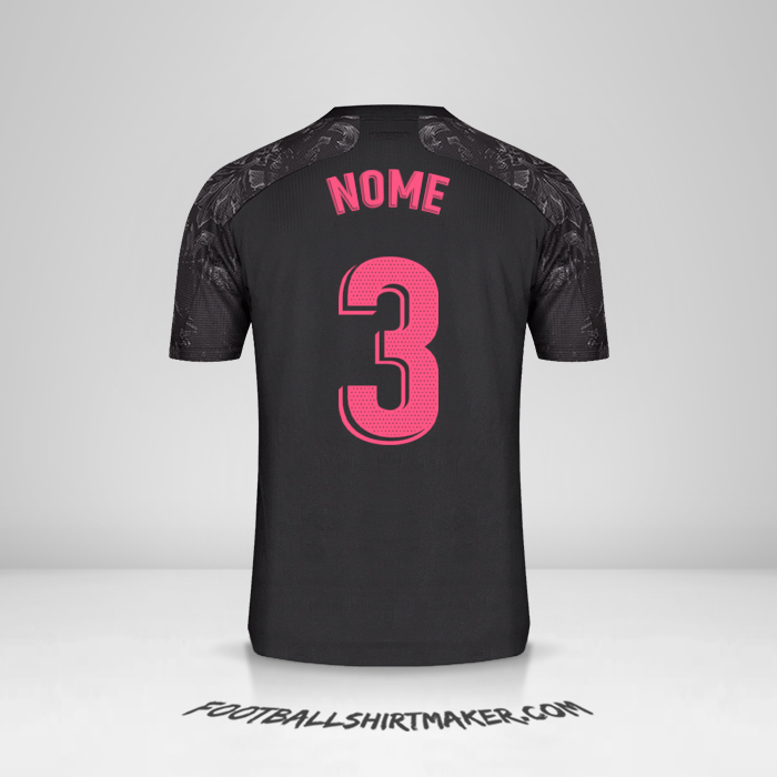 Camisa Real Madrid CF 2020/21 Terceira -  nome - 3