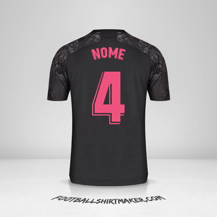 Camisa Real Madrid CF 2020/21 Terceira -  nome - 4