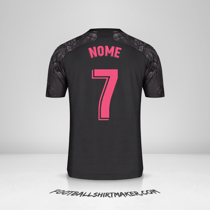 Camisa Real Madrid CF 2020/21 Terceira -  nome - 7