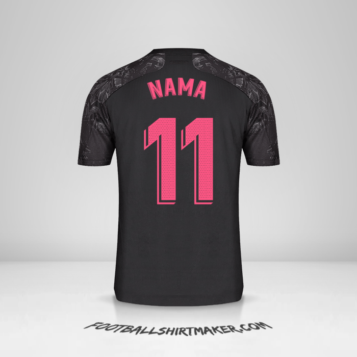 Jersey Real Madrid CF 2020/21 Ketiga -  nama - 11