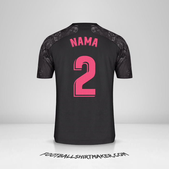 Jersey Real Madrid CF 2020/21 Ketiga -  nama - 2