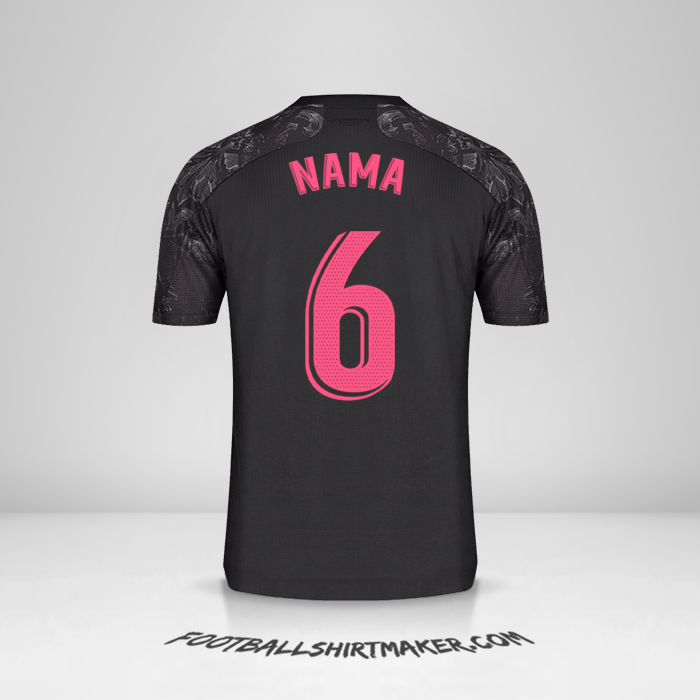 Jersey Real Madrid CF 2020/21 Ketiga -  nama - 6