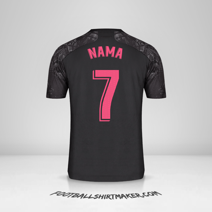 Jersey Real Madrid CF 2020/21 Ketiga -  nama - 7