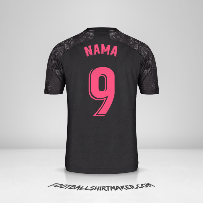 Jersey Real Madrid CF 2020/21 Ketiga -  nama - 9