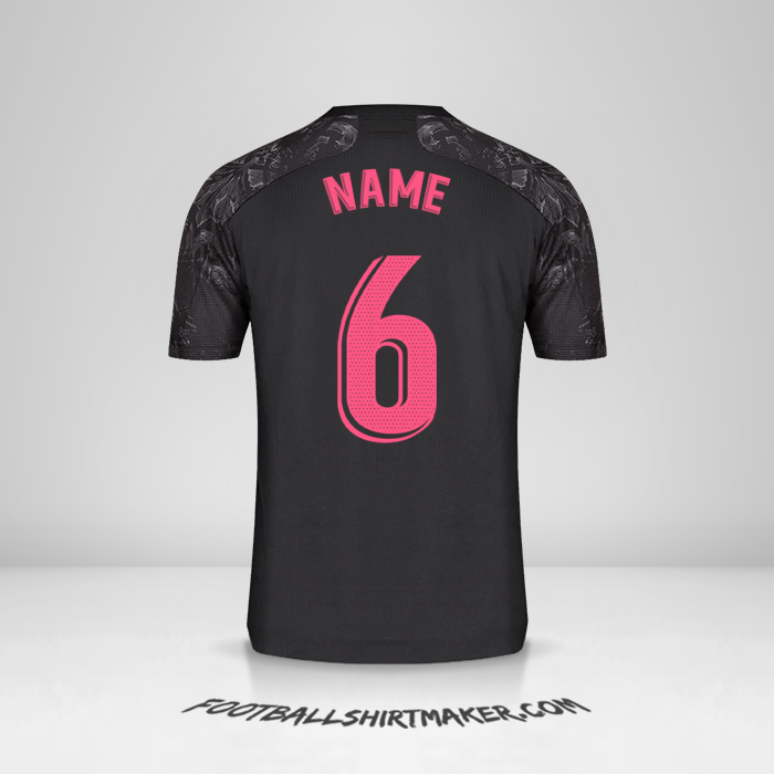 Trikot Real Madrid CF 2020/21 Dritte -  name - 6