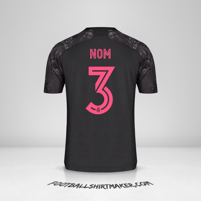 Maillot Real Madrid CF Cup 2020/21 Troisième -  nom - 3