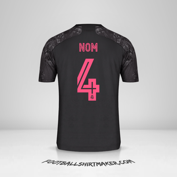 Maillot Real Madrid CF Cup 2020/21 Troisième -  nom - 4