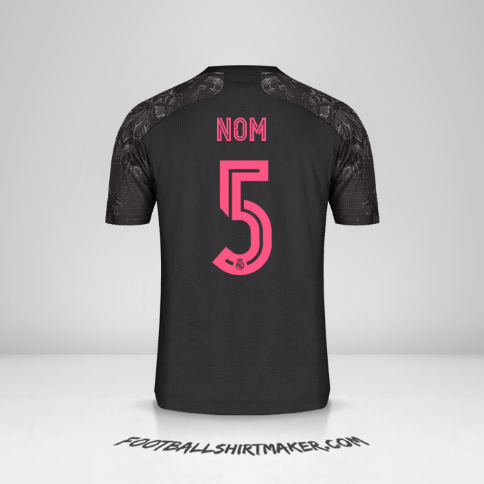 Maillot Real Madrid CF Cup 2020/21 Troisième -  nom - 5