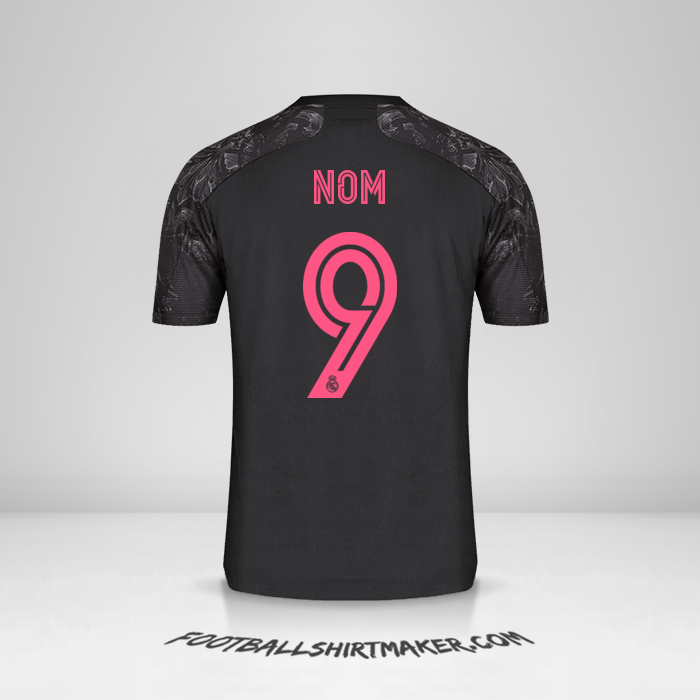 Maillot Real Madrid CF Cup 2020/21 Troisième -  nom - 9
