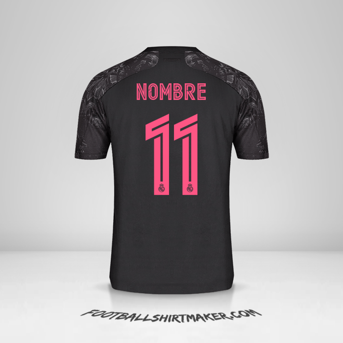 Camiseta Real Madrid CF Cup 2020/21 Tercera -  nombre - 11