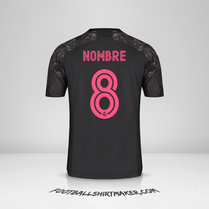 Jersey Real Madrid CF Cup 2020/21 Tercera -  nombre - 8