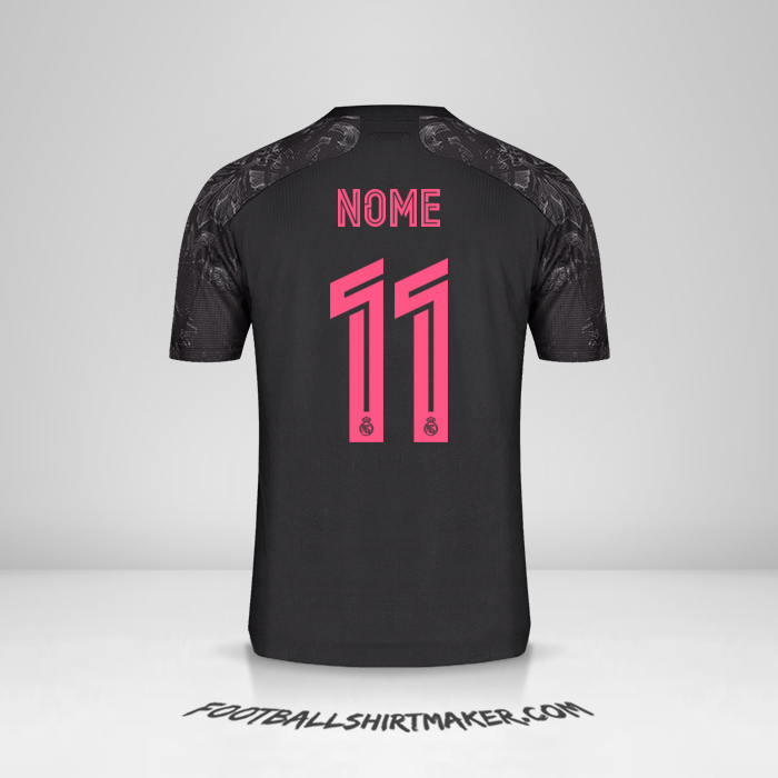 Maglia Real Madrid CF Cup 2020/21 Terza -  nome - 11