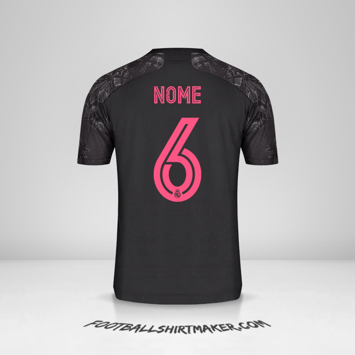 Maglia Real Madrid CF Cup 2020/21 Terza -  nome - 6