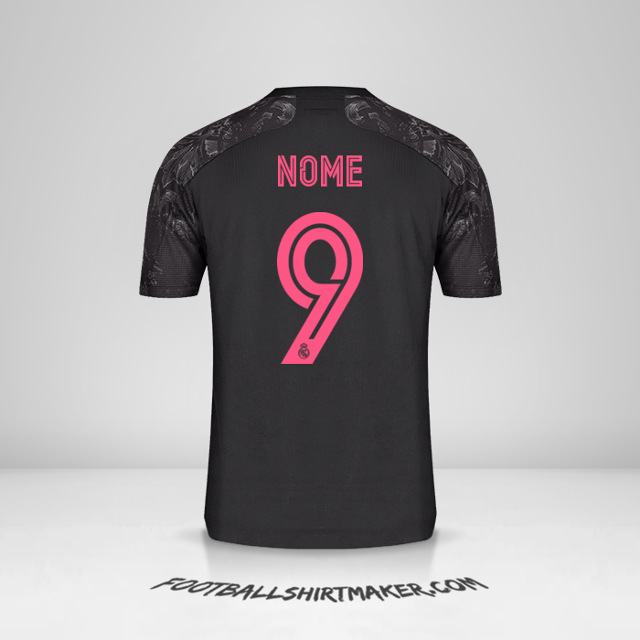 Maglia Real Madrid CF Cup 2020/21 Terza -  nome - 9