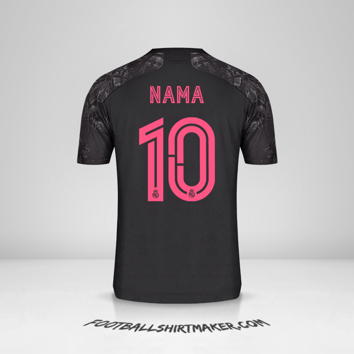 Jersey Real Madrid CF Cup 2020/21 Ketiga -  nama - 10