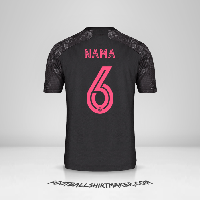Jersey Real Madrid CF Cup 2020/21 Ketiga -  nama - 6