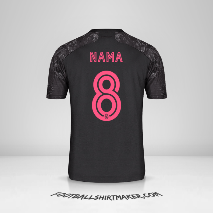 Jersey Real Madrid CF Cup 2020/21 Ketiga -  nama - 8