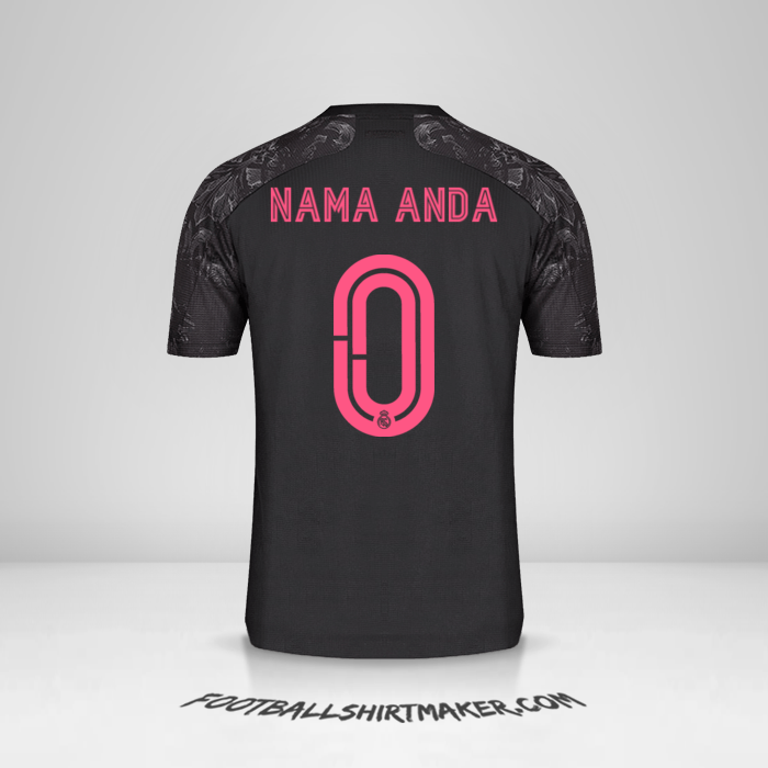 Jersey Real Madrid CF Cup 2020/21 III -  nama anda - 0