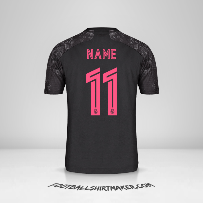 Jersey Real Madrid CF Cup 2020/21 Third -  name - 11