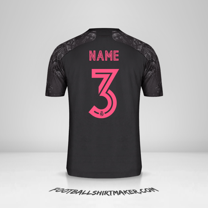 Trikot Real Madrid CF Cup 2020/21 Dritte -  name - 3