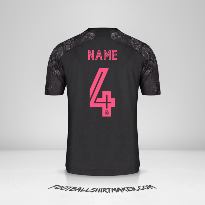 Trikot Real Madrid CF Cup 2020/21 Dritte -  name - 4