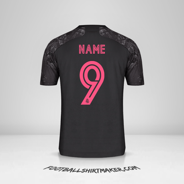 Trikot Real Madrid CF Cup 2020/21 Dritte -  name - 9