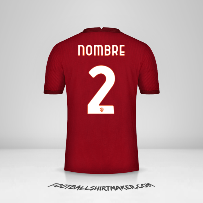 Camiseta AS Roma Cup 2020/21 -  nombre - 2