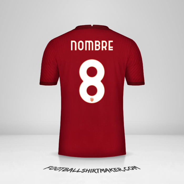 Jersey AS Roma Cup 2020/21 -  nombre - 8