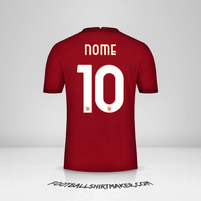 Camisa AS Roma Cup 2020/21 -  nome - 10
