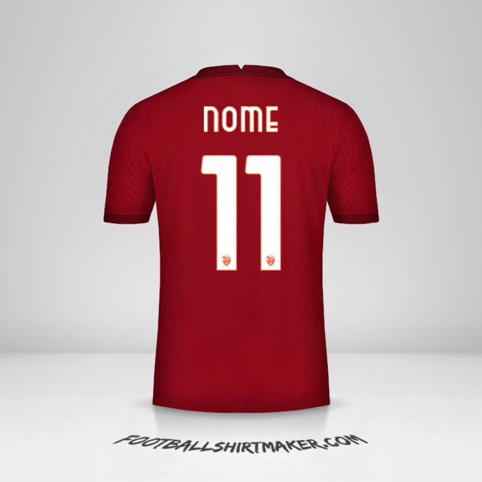 Maglia AS Roma Cup 2020/21 -  nome - 11